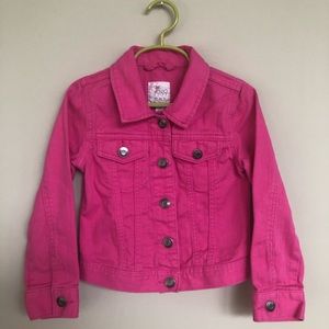 Pink jean jacket
